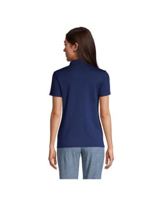 Women's Petite Supima Cotton Polo Shirt