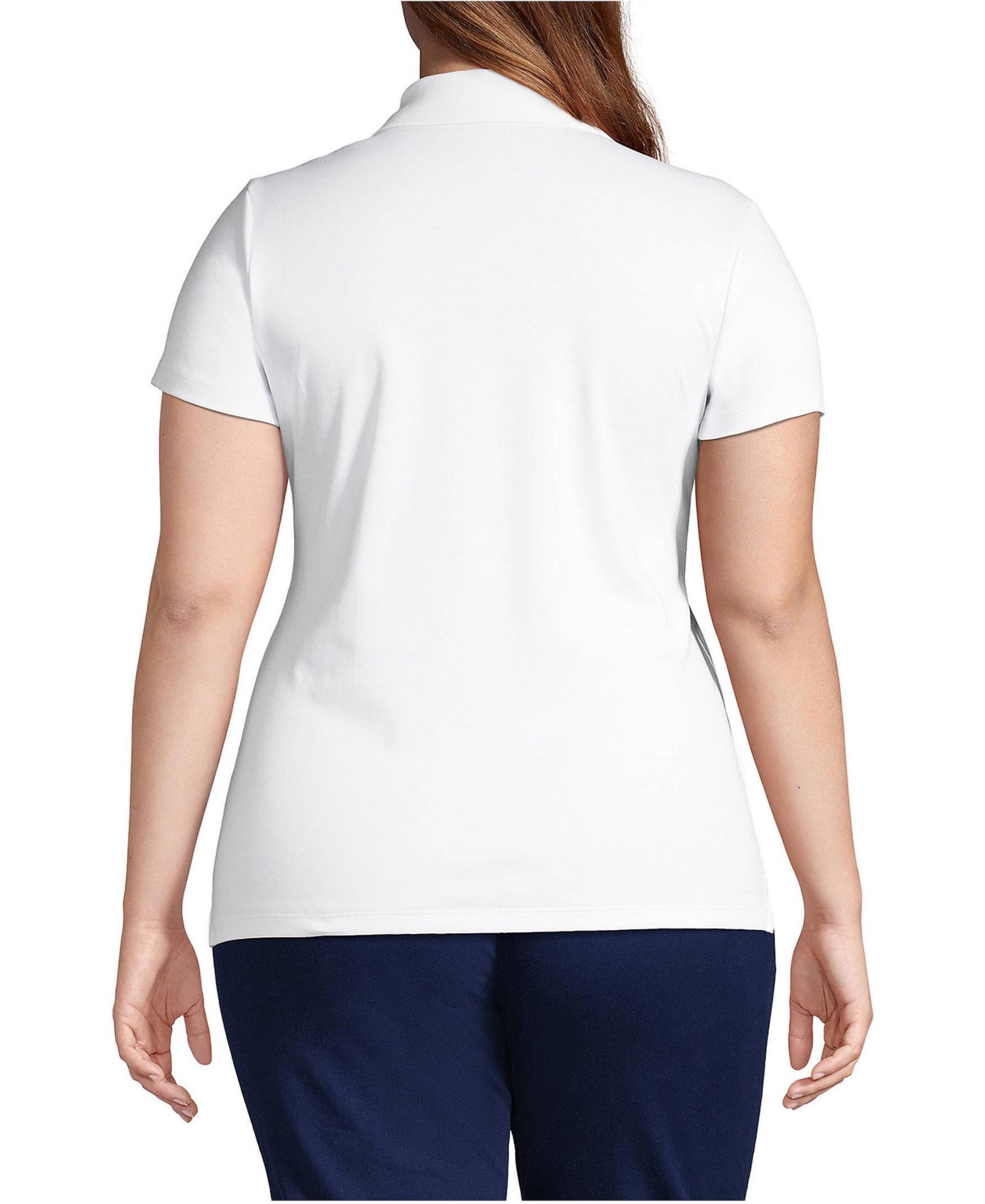 Plus Size Supima Cotton Polo Shirt