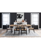Closeout! Franklin 7pc Dining Set (Table + 6 Chairs)