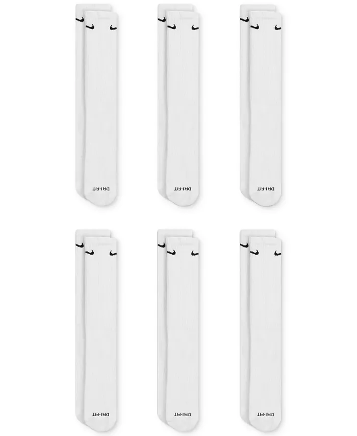 Unisex Everyday Plus Cushioned Training Crew Socks, 6-Pack - thumbnail 6