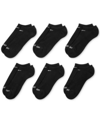 Unisex Everyday Plus Cushioned Training No-Show Socks 6 Pairs