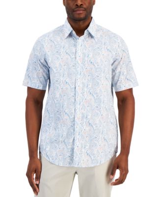 Club Room Men S Refined Paisley Print Woven Button Down Short Sleeve   25445627 Fpx.tif