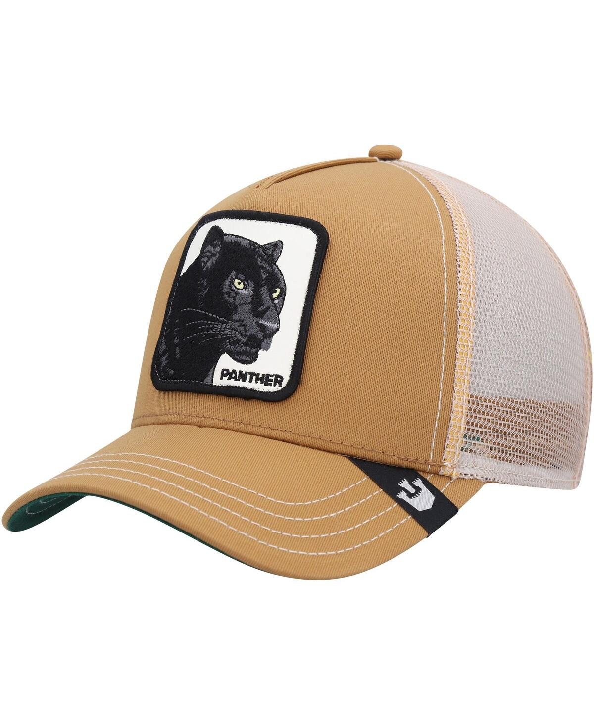 Goorin Bros Men's . Khaki The Panther Trucker Adjustable Hat