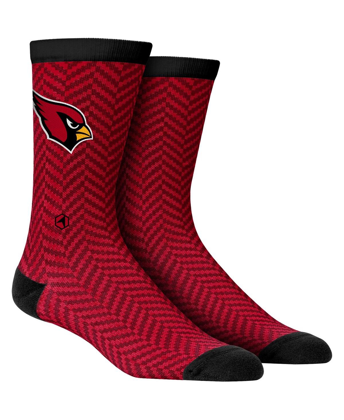 Men's Rock 'Em Socks Arizona Cardinals Herringbone Dress Socks - Red