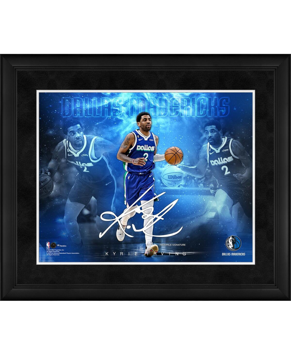 Fanatics Authentic Kyrie Irving Dallas Mavericks Framed 16" X 20" Stars Of The Game Collage In Multi