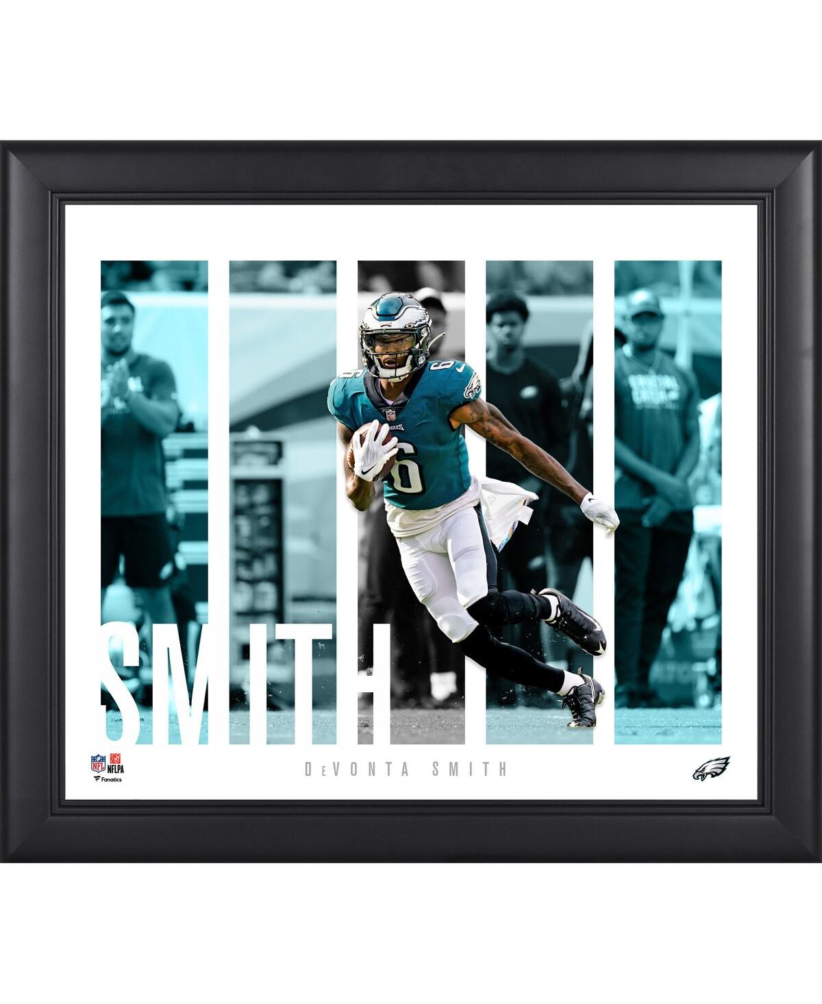 Fanatics Authentic Devonta Smith Philadelphia Eagles Framed 15'' X 17'' Player Panel Collage In Multi