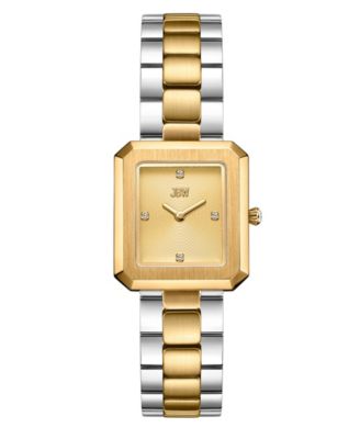Jbw Womens Arc Single Stainless Steel Bracelet Watch 23mm x 25mm - Two Tone 315$