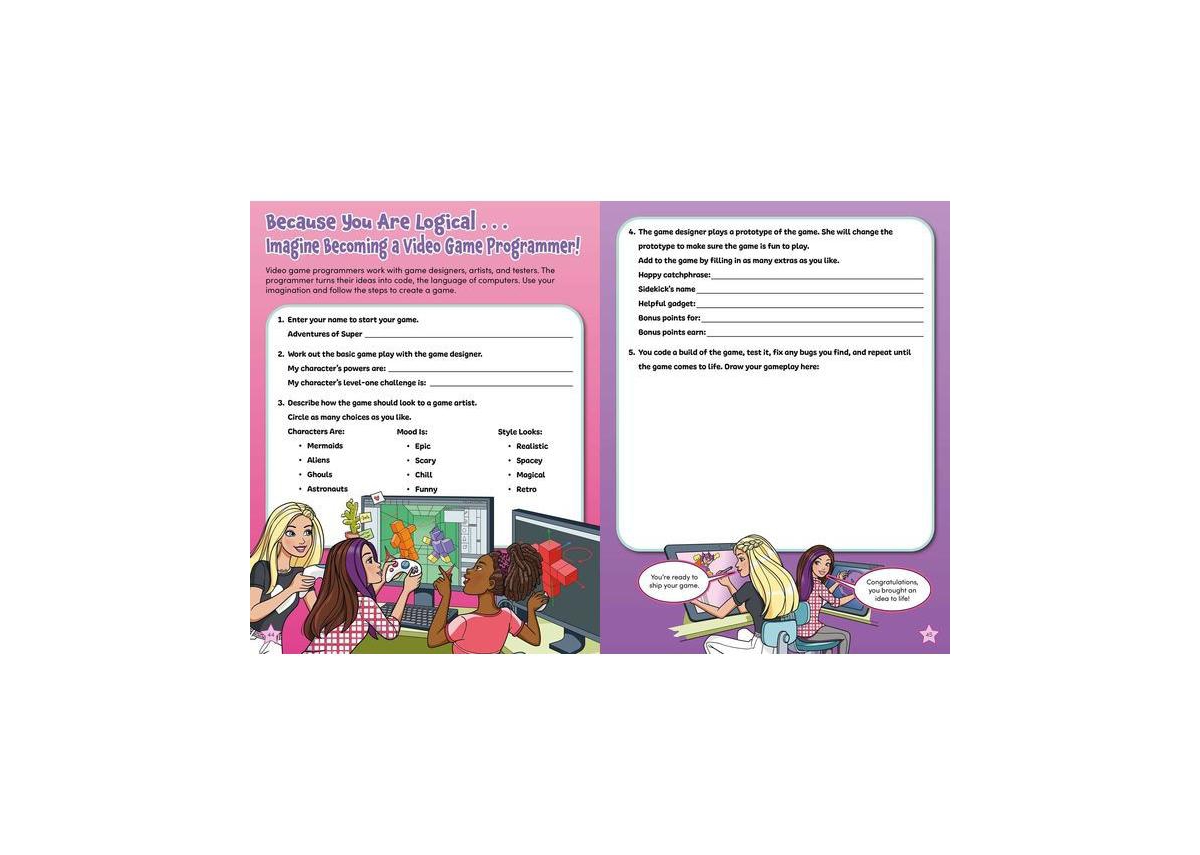 Barbie Dream Big Activity Book by Mattel