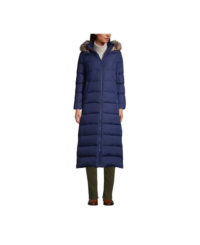 Lands' End Women's Down Maxi Winter Coat Macy's