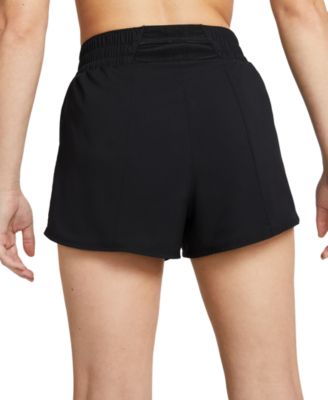 Women's One Dri-FIT High-Waisted 3" Brief-Lined Shorts