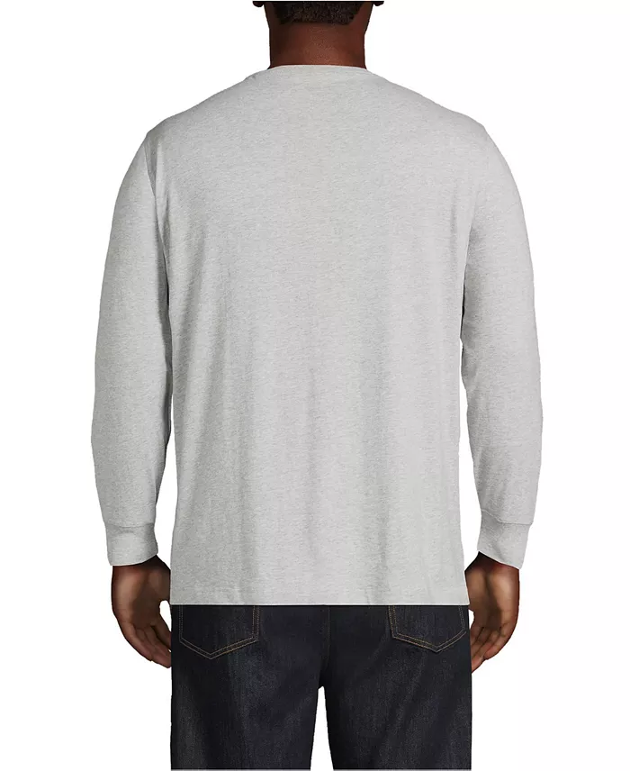 Big & Tall Super-T Long Sleeve T-Shirt with Pocket - thumbnail 2