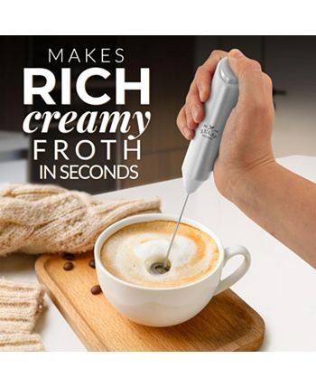 Zulay Kitchen Milk Boss Powerful Milk Frother Handheld With Upgraded  Holster Stand - Macy's
