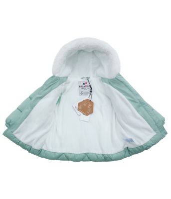 Baby Girls Soft Lining Hooded Puffer Jacket