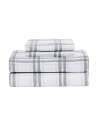 London Fog Super Soft Cotton Flannel 4 Piece Sheet Set, Full