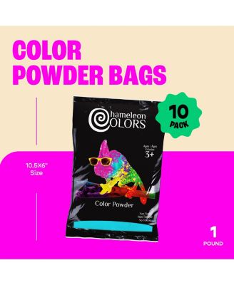 Color Powder, Vibrant Blue Holi Color, 10 Pounds (1 Pound per Packet), Pack of 10