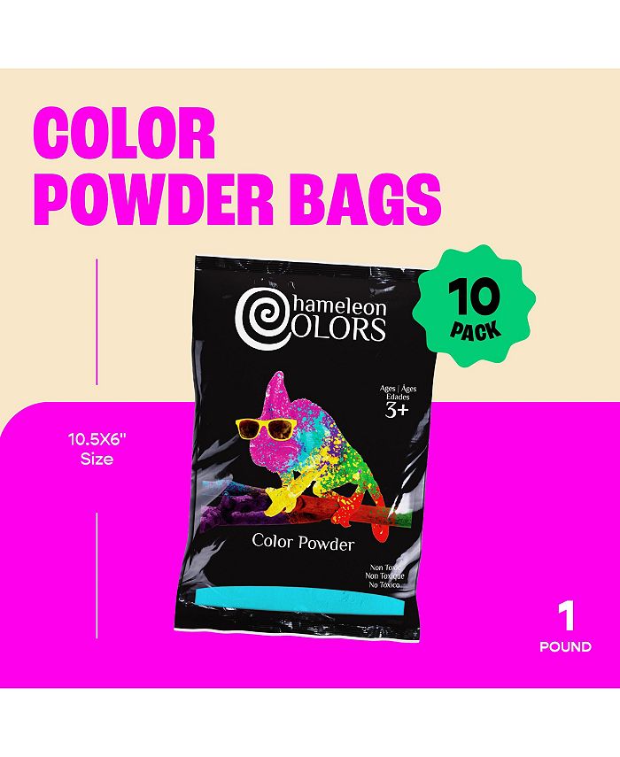 Chameleon Colors Color Powder, Vibrant Blue Holi Color, 10 Pounds (1 ...