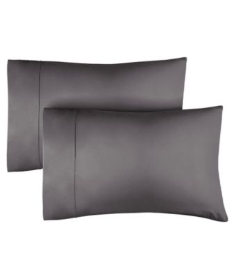 400 Thread Count 100% Cotton Pillowcase Set of 2 - Soft Sateen Pillow Covers