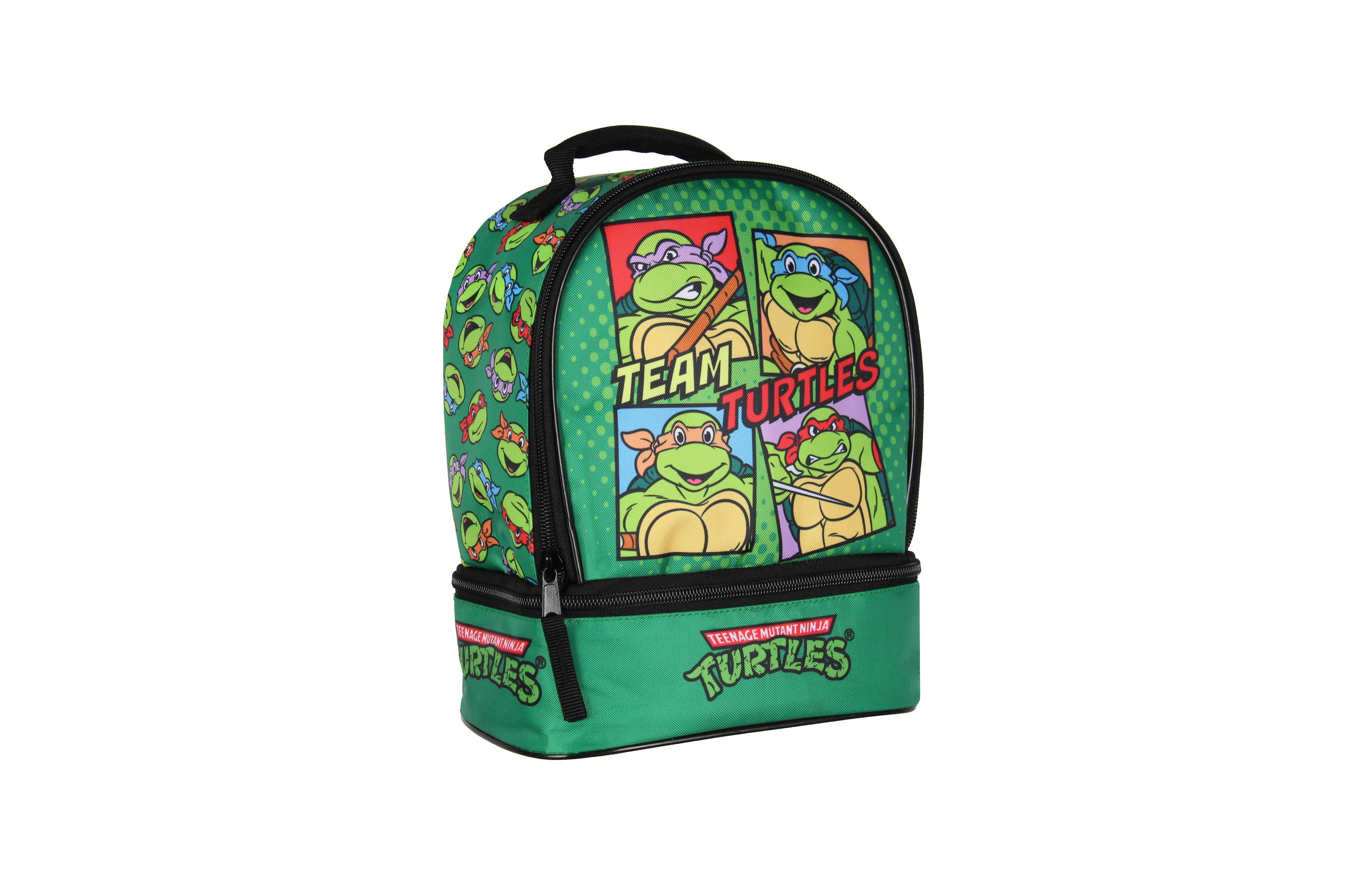 Teenage Mutant Ninja Turtles Nickelodeon Team Dual Compartment Lunch Box Bag