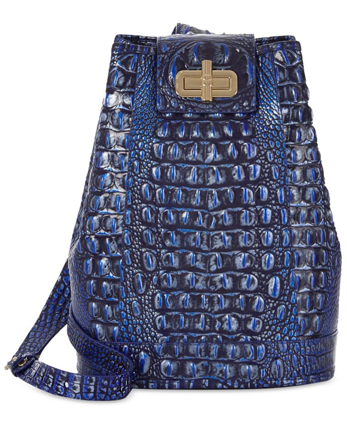 Blue best sale brahmin backpack