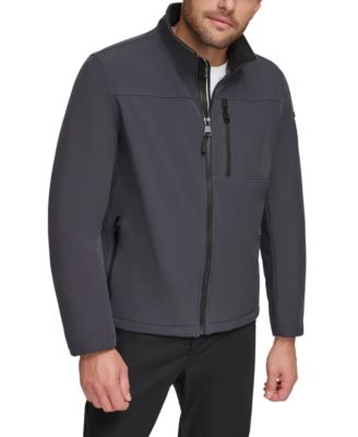 Men's Sherpa Lined Classic Soft Shell Jacket