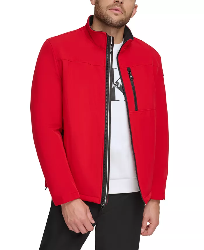 Men's Sherpa Lined Classic Soft Shell Jacket - thumbnail 9