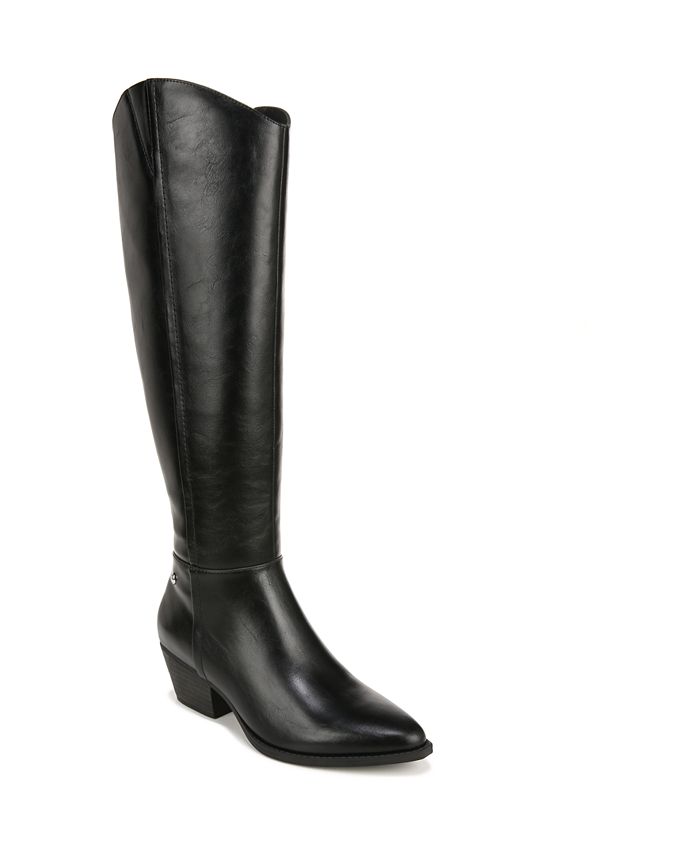 Macy's black shop knee high boots