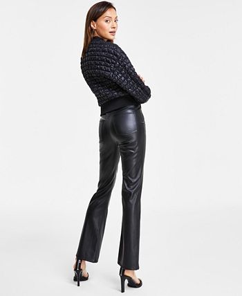 Dkny Women's Flared Patent Leather Pant