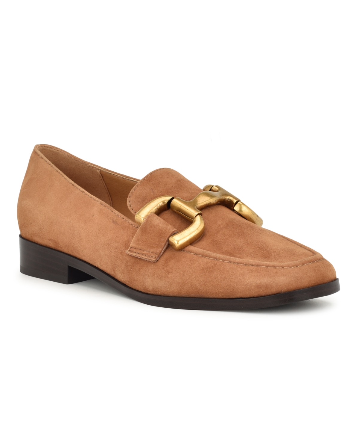 Nine West Lilma Loafer In Medium Natural Suede