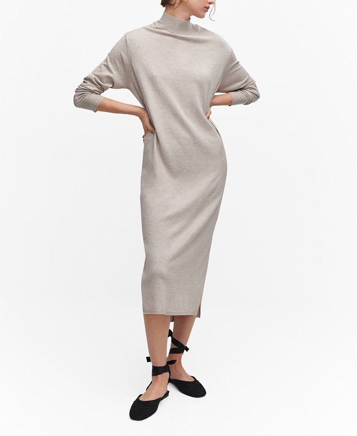 MANGO Women's Knit Midi Dress Macy's