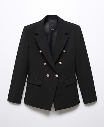 Mango double breasted clearance blazer