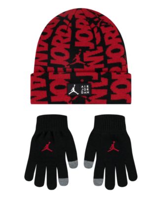 Big Boys All Over Print Beanie and Gloves Set