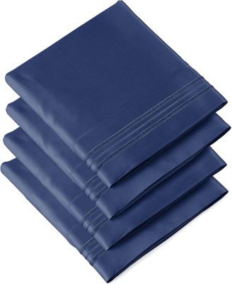 Pillowcase Set of 4 Soft Double Brushed Microfiber