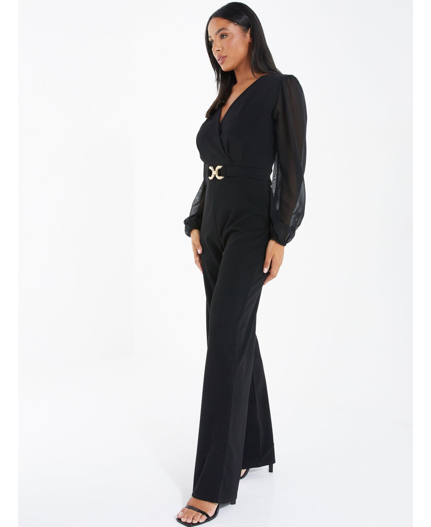 Women's Chiffon Palazzo Jumpsuit
