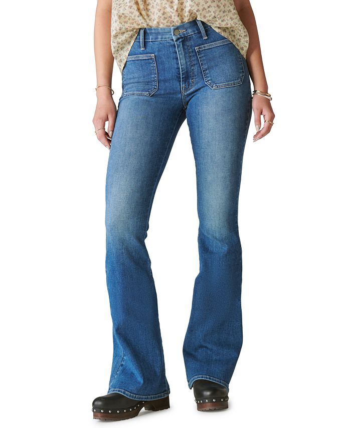 Lucky Brand Women's High-Rise Stevie Flare Jeans - Macy's