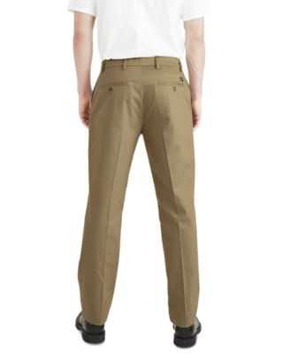 Men's Signature Classic Fit Iron Free Khaki Pants with Stain Defender