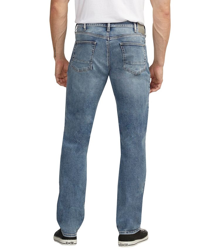 Silver Jeans Co. Men's Machray Athletic Fit Straight Leg Jeans - Macy's