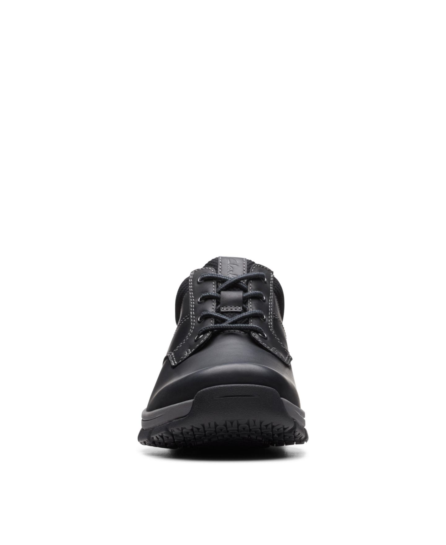 Мужские кроссовки Clarks Collection Walpath Leather Low Top Lace Up, цвет: Чёрный кожаный — фото 7