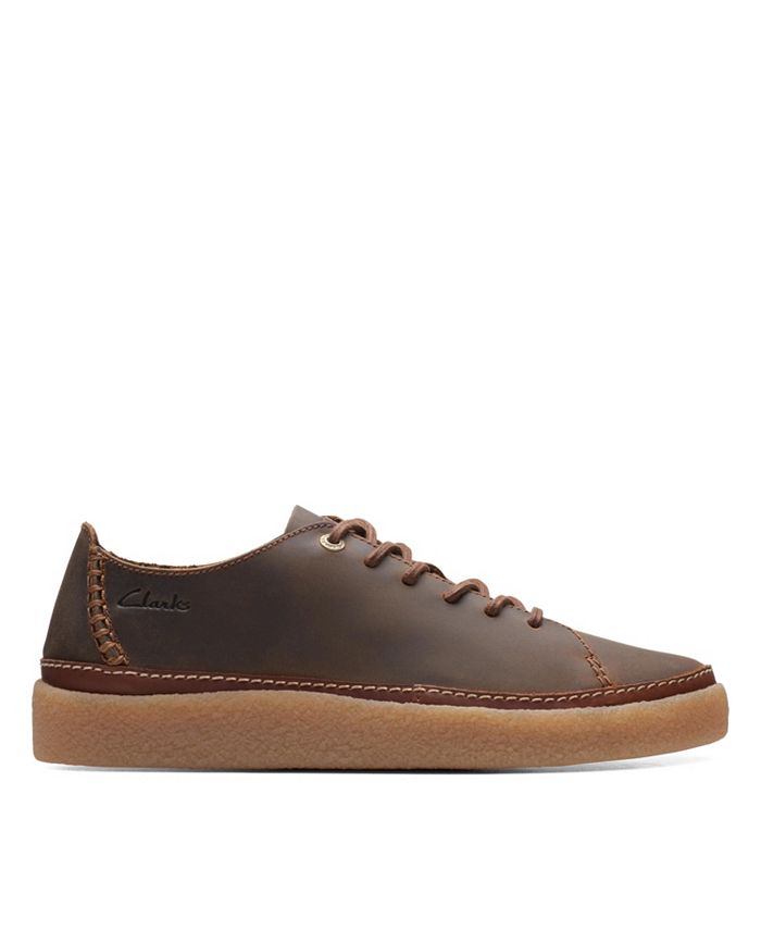 Clarks Men's Collection Oakpark Leather Low Top Casual Shoes - Macy's
