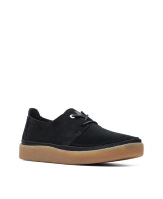 Clarks Oakpark Lace Men s Suede Shoes Size 8.5 Black