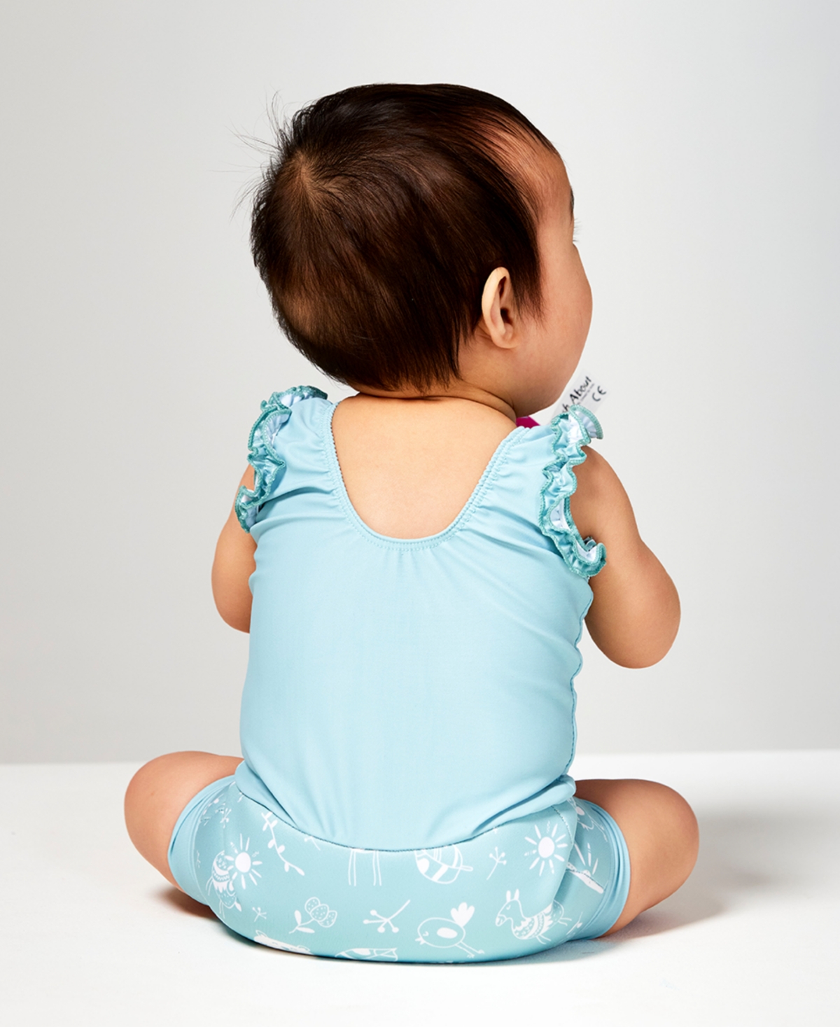 Splash About Toddler Girls Happy Nappy Swimsuit with Swim Diaper
