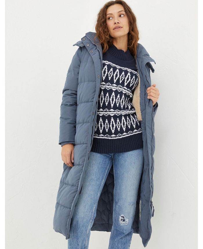 FatFace Women's Harley Long Puffer Coat - Macy's