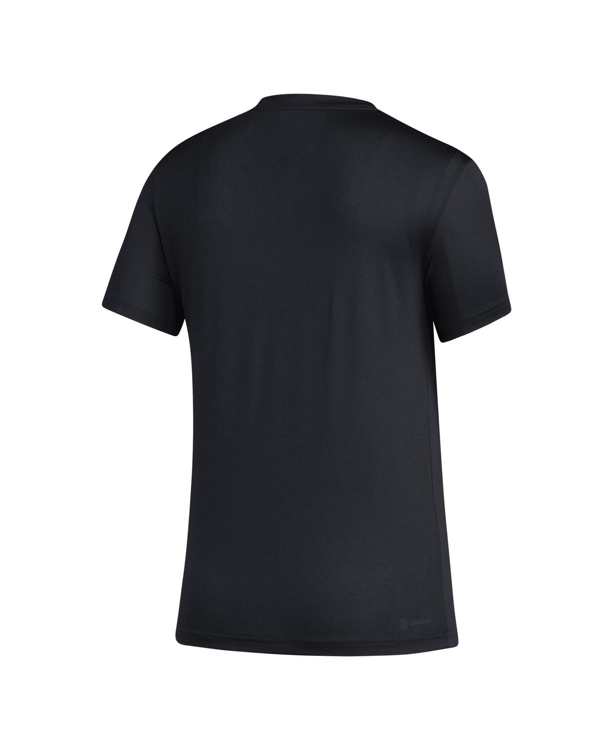 Shop Adidas Originals Women's Adidas Black San Jose Earthquakes Aeroready Club Icon T-shirt