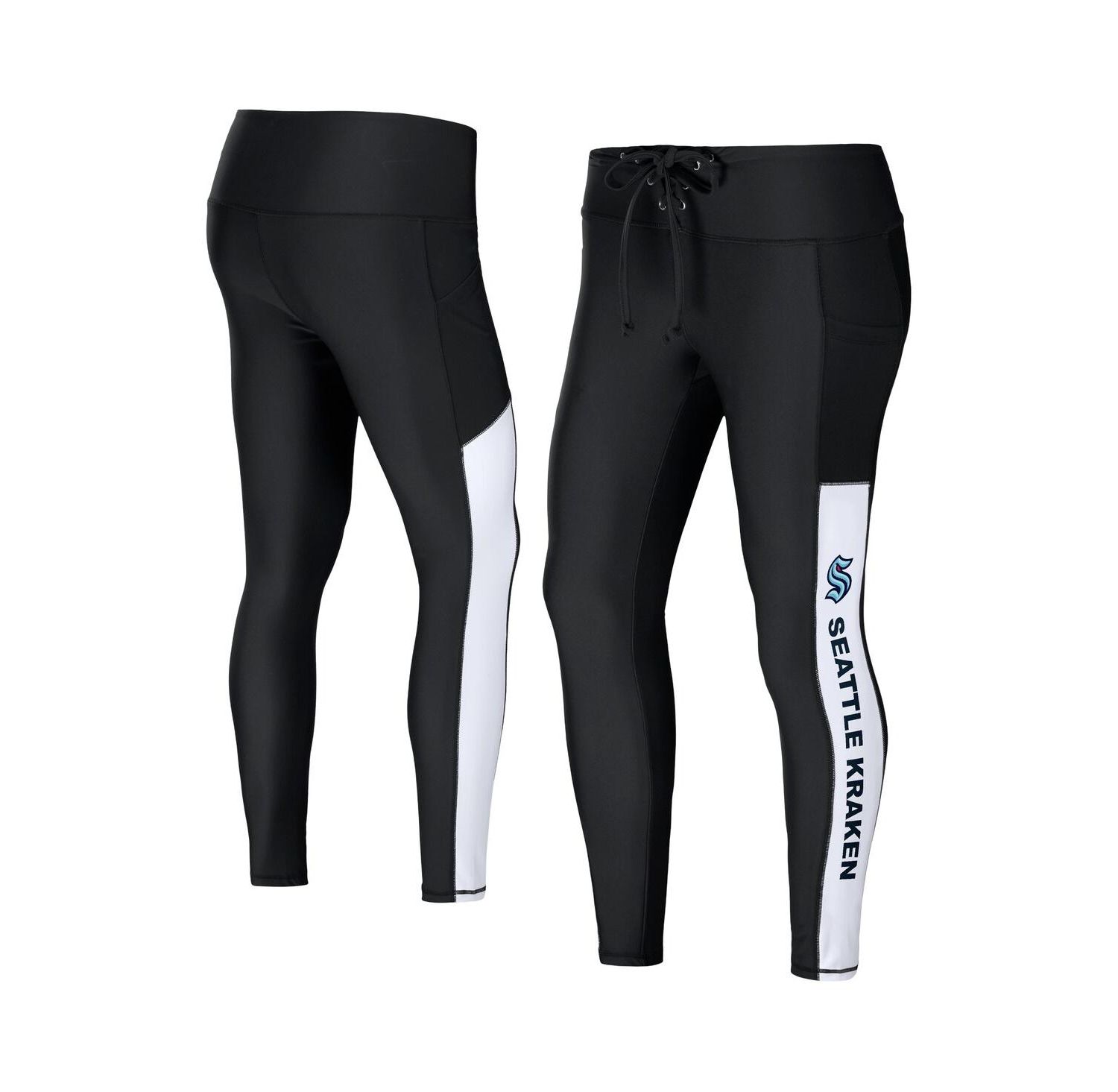 Women's Black Seattle Kraken Leggings