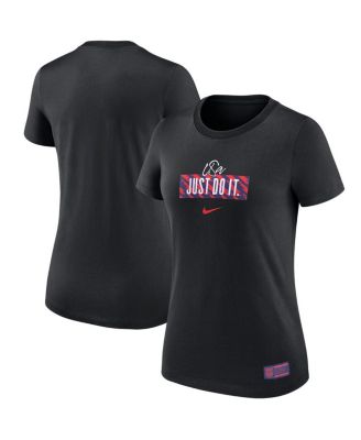 Women's Black USMNT Verbiage T-shirt