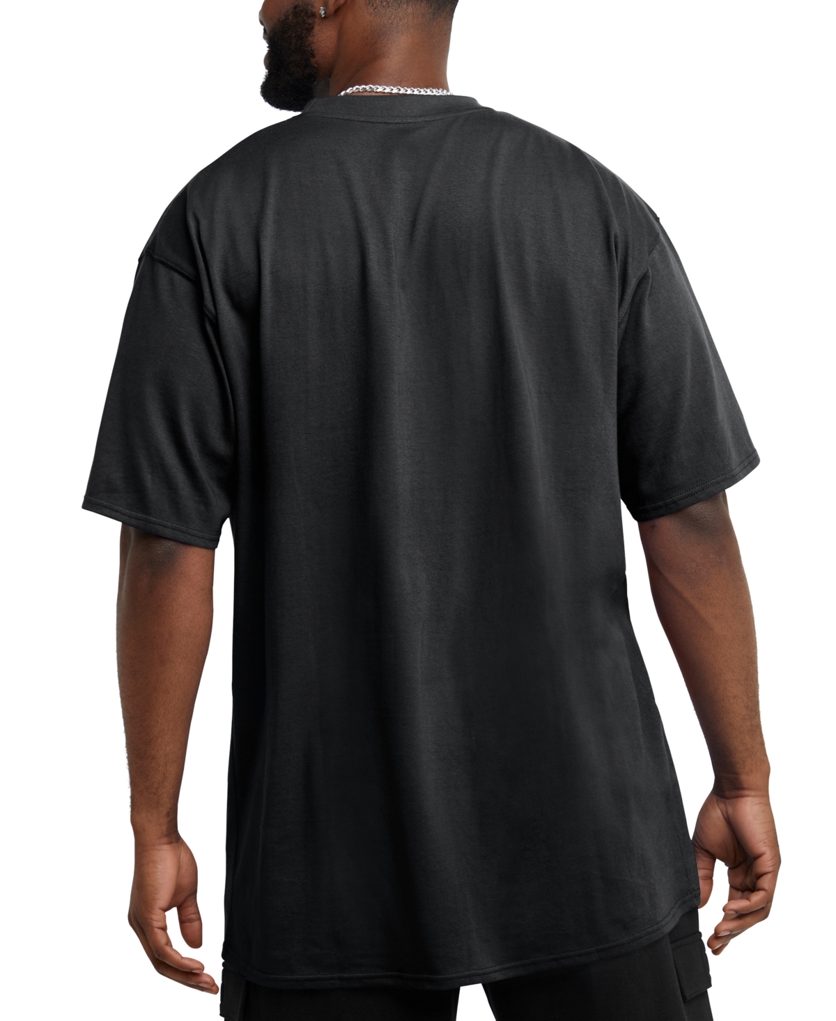 Champion Men's Big & Tall Classic Standard-Fit Solid T-Shirt