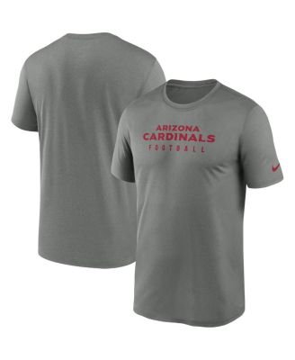 Nike Men's Black Arizona Cardinals Legend Logo Performance T-shirt - Macy's