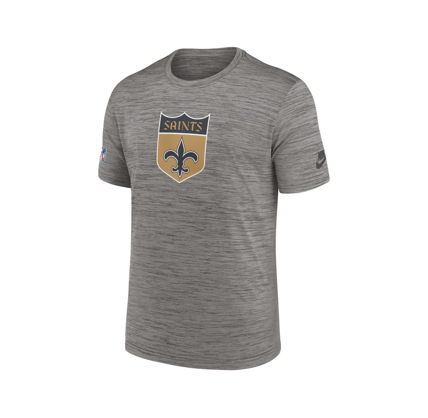 Men's Heather Charcoal New Orleans Saints 2023 Sideline Alternate Logo Performance T-shirt