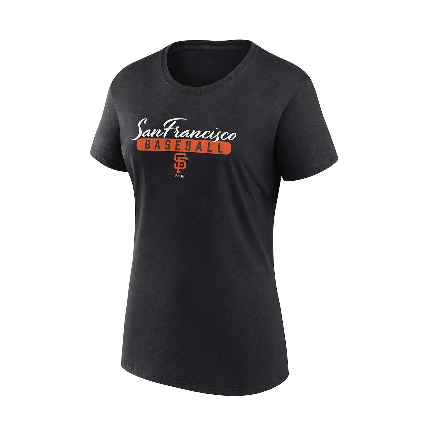 Женские футболки Fanatics Black, Orange San Francisco Giants Fan T-shirt Combo Set — фото 5