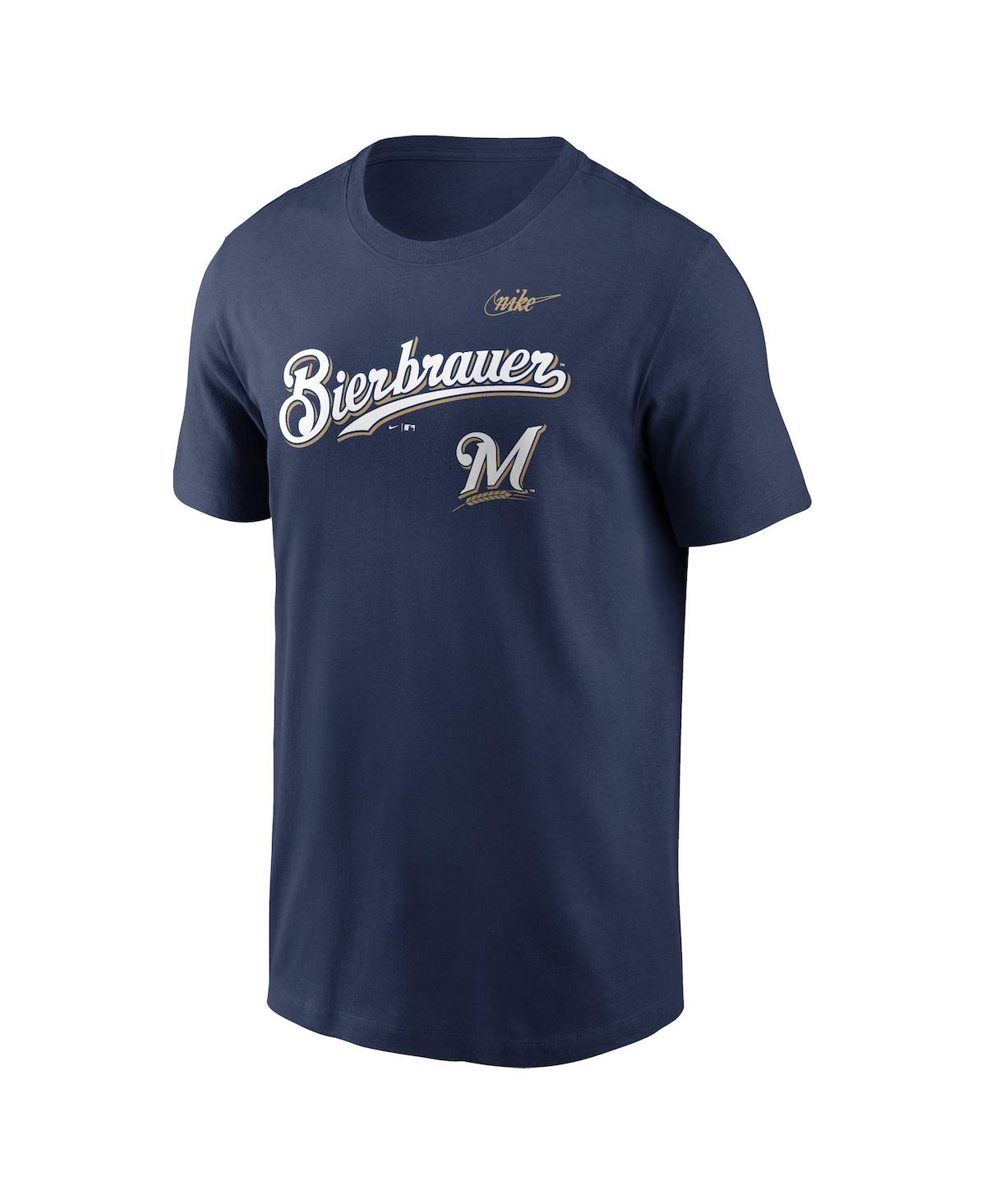 Men's NikeMilwaukee Brewers Bierbrauer Hometown T-shirt - Navy