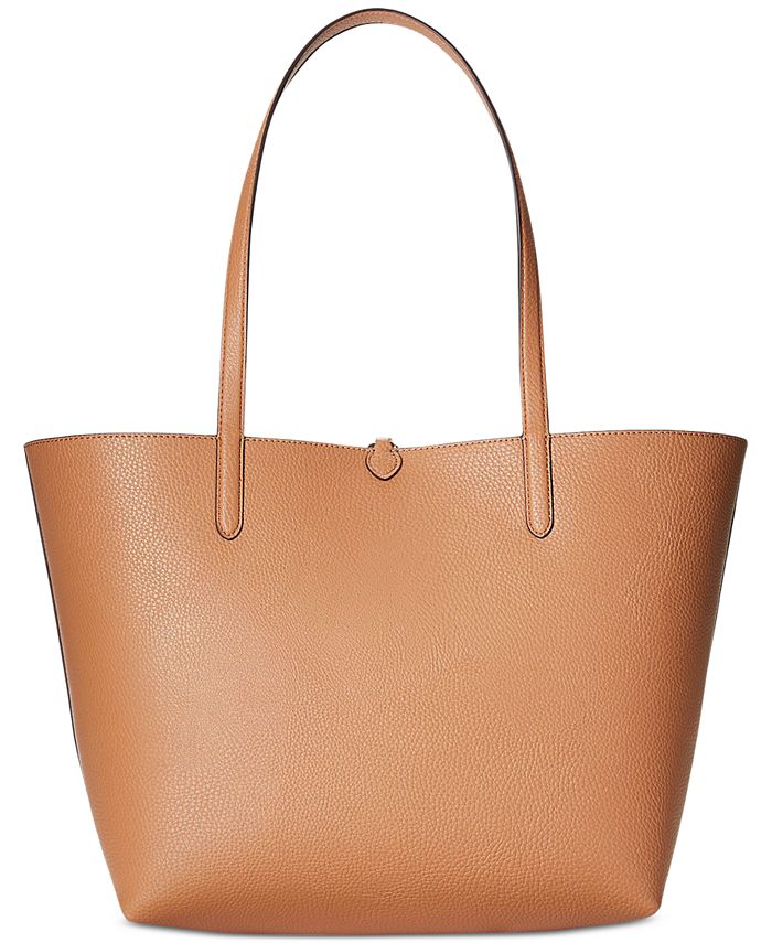 Faux Leather Reversible Tote